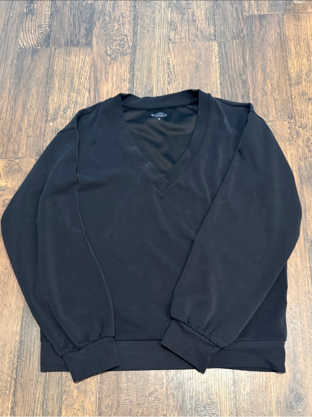 Men's Black V-Neck Sweater